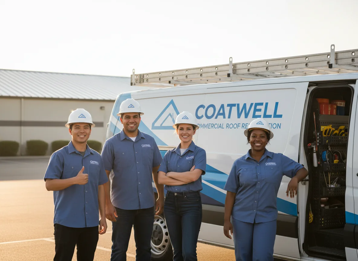 Commercial roof coating company in Dunlap, IA